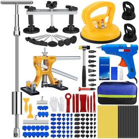 Polisak 765452224403 135pcs Car Dent Puller Kit Paintless Remover Tool With 3-in-1 T