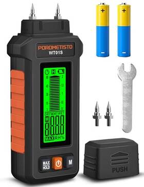 Porometisto Wt01s 5 In 1 Moisture Meter Modes Wood With... Fast Ship