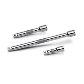 640846 Powerbuilt 3 Piece Socket Extension Bar Set 1/2 Inch Drive 3-inch 5-inch