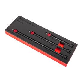 643067ece Powerbuilt 3 Piece Quick Release 3/8-inch Drive Extension Bar Set -