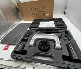 940579 Powerbuilt Master Ball Joint Service Heavy-duty Blow Molded Case Black