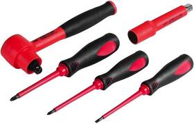 948020 Powerbuilt New Insulated Hybrid Car Tool Set With Pouch 5 Pieces