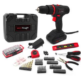 D023a Powertough 20v Cordless Drill Driver Tool Set For Home Repair Maintainance And Improvem