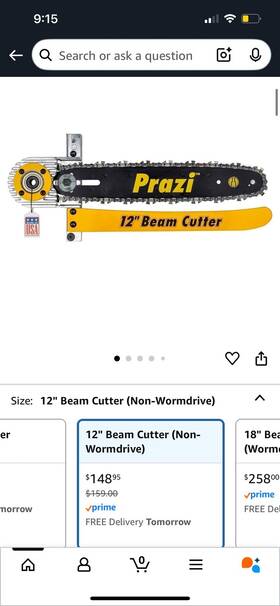 Pr-2700 Prazi Usa Pr2700 12 Inch Beam Cutter For 7.25 Circular Sidewinder Saws
