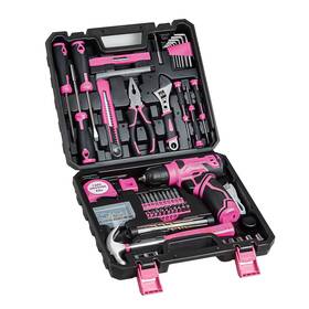 Xmcd0801 Prekull Cordless Drill Set 132 Piece Home Tool Kit 8v For Women And Men Perfect Homeowner