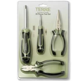 105001 Products 30 Piece General Purpose Tool Set Screwdriver Long Nose Pliers Diag