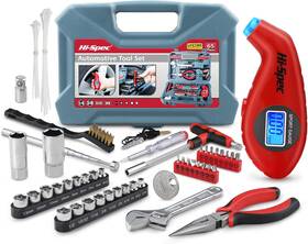 Dt30002-us Products 65pc Home And Garage Auto Tool Kit Set. Complete Essential Hand Tools For Diy Mech