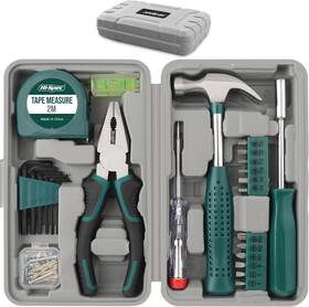 Hb40211 Products Small Tool Kit Compact Set For Home And Office Diy 25-piece Green Mini Box