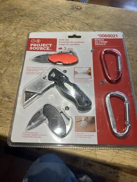 0068021 Project Source 3 Pc Knife Set #0068021