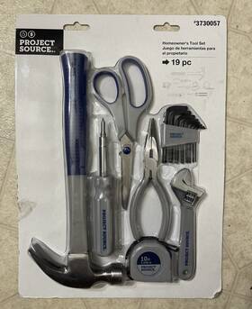 81760 Project Source 19 Pc Homeowner S Tool Set