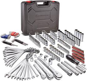 Prook 445034247268 Powerbuilt 200 Piece 1/4-inch 3/8-inch And 1/2-inch Drive Mechanics Tool Se