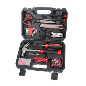 Ptht249ar Prostormer 93pcs Home Repair Tool Set With Case Basic Household Maintenance Toolbox Kit
