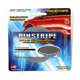 Prs-r208107 Prostripe 1/8 Inch X 40ft Solid Stripes Gunmetal Metallic