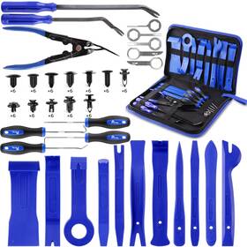 Pta2095 Ptstel 95pcs Trim Removal Tool Car Panel Door Audio Kit Multiple Auto C