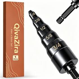 Qivazira 744585346329 5 In 1 Swaging Tool Hvac Copper Pipe Expander With 1/4 3/8 1/2 5/8 3/4 7/8 Bi