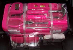 572145-06-23 Qjt Vietnam International Limited Company Girls/women 11 Piece Tool Set With Pink Box - New