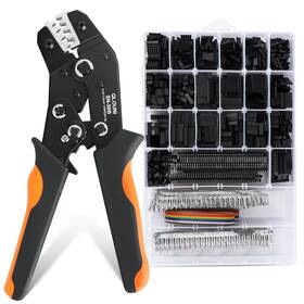 Wsm-us115 Qlouni Dupont Crimping Tool Kit 2870 Pcs 2.54mm Connector Assortment Sn-58b Ratche