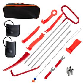 Qvafvexn 762833847367 20pc Emergency Car Repair Tool Kit With Portable Case For Vehicle Rescue