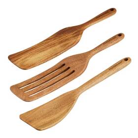 Rachael Ray 313048231283 3-piece Wooden Kitchen Utensil Set Durable Tools And Gadgets For Cooking