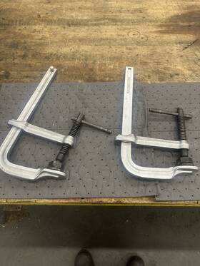 64002088 Radnor 2x F Style Clamps