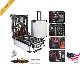Ac-001 Redflower Household Tool Kit General Home/auto Repair Set Storage Case New