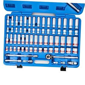 02479a Ridgerock Tools Inc. 1/2 Inch-drive Colored Mechanics Inch Drive 68 Piece Sae And Metric