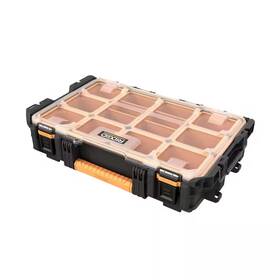 10-compartment Ridgid 313048245242 Pro Gear System Gen 2.0 Stackable Durable Weather Resistant Small