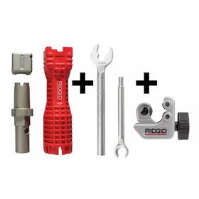 Ridgid 313114785795 Ez Change Faucet Removal Tool One Stop Wrench 101 Copper Pipe And Tubing Cut