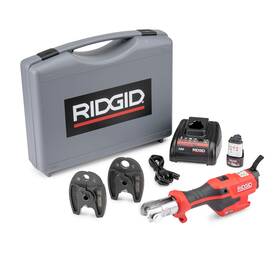 72543 Ridgid Model Rp 115 Mini Press Tool Kit With 1/2 Inch - 3/4 Pureflow Jaws