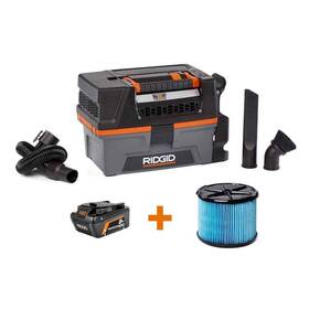 Hd0318c Ridgid 3 Gallon 18-volt Cordless Handheld Nxt Shop Vac Wet Dry Vacuum Filter Hose Acc