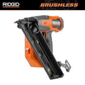 R09899b Ridgid 18v Brushless Cordless 15-gauge Angled Finish Nailer Tool Only