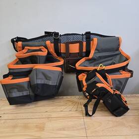 Rd57100-th Ridgid Rd84300-th 29 Inch 23 Pocket Professional Grade 2-bag Suspension Rig Belt