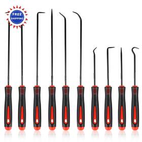 18qsgjtz001 Rindion Pick Set Mechanic 10pcs Hook And Tool Non-slip Grip Long Mini Automotive