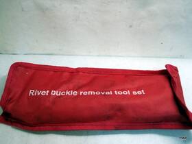 Rivet Buckle 812227030957 Removal Pliers Fastener Remover 3 Piece Set With Red Carrying Case