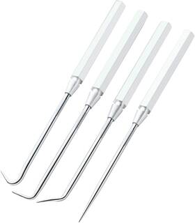 Tc-15130 Rotation 4-piece Precision Hook And Pick Set For Automotive Aluminum Handle