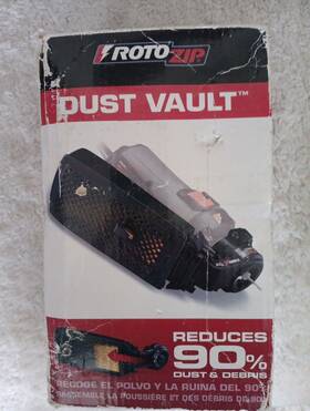 Dm10-10 Rotozip Dust Vault Dustless For Remodels