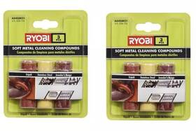 A04sm21 Ryobi New 2 Packs Soft Metal Cleaning Compound Set 3-piece
