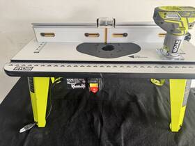 A25rt03 Ryobi Universal Router Table - Sturdy Adjustable Fits Most Routers