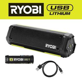 Fva51k Ryobi Usb Lithium Cordless Bluetooth Charging Speaker Kit With 2.0 Ah Battery And