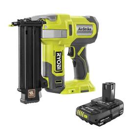 P321-pbp006 Ryobi Hot One 18v 18-gauge Cordless Airstrike Brad Nailer 2.0 Ah Battery