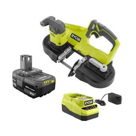 P590k1 Ryobi Hot One 18v Cordless 2-1/2 Inch Compact Band Saw Kit 1 4.0 Ah Lithium-ion Batter