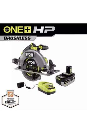 Pblcs300k1 Ryobi One Hp 18v Brushless Cordless 7-1/4 Inch Circular Saw Kit 4.0 Ah High Perform