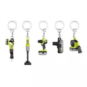 Rhk5k Ryobi New Official Mini Key Chain Set 5-piece Saw Vac Drill Battery Sander