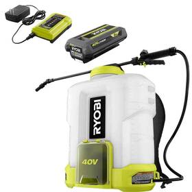 Ry40310 Ryobi Hot 40v Cordless Battery 4 Gal. Backpack Chemical Sprayer 2.0 Ah Charger