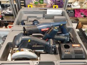 Ytp012629 Ryobi Tools Hp1802m Combo Set Model R10631/hp1802m/rjc180 Carry Case Includ