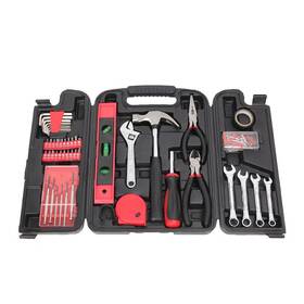 34646 S&y 136-pcs Mechanics Hand Tool Kit Set Craftsman Toolbox Garage Storage Case - Red