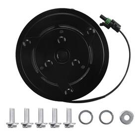 22-11002-am Saihisday Ac Compressor Clutch Pulley Coil 1 Wire 2 Grooves 12v Air Condition... Fast Ship