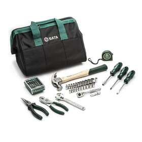 St09513u Sata 62-piece General Purpose Sae And Metric Mechanic S Tool Set For Repair
