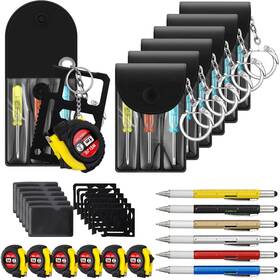 Fas-saysurey-0862 Saysurey 24 Pcs Mini Tape Screwdriver Keychain Set Employee Coworkers Gift Fathers Men