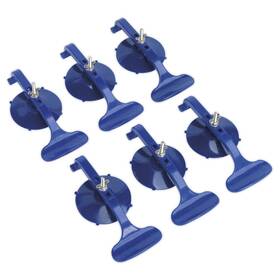 Re006 Sealey 784497175716 6pc Suction Clamp Set Blue